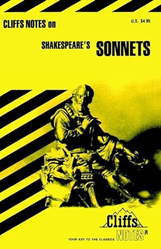 9780822000778: CliffsNotes Shakespeare's Sonnets
