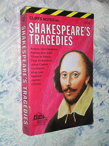 Imagen de archivo de Shakespeares Tragedies (Cliffsnotes) a la venta por Goodwill Books