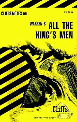 9780822001461: CliffsNotes on Warren's All The King's Men