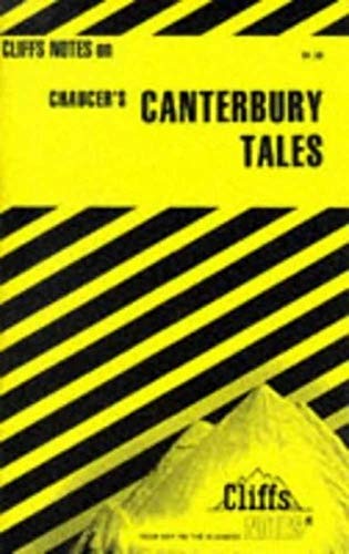 9780822002925: Notes on Chaucer's "Canterbury Tales" (Cliffs notes)
