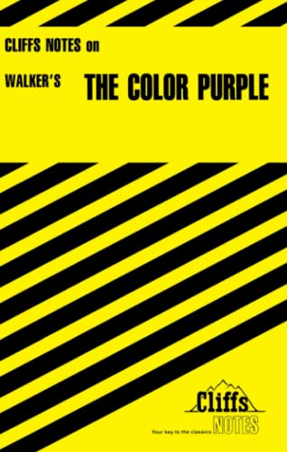 9780822003083: The Color Purple (Cliffs Notes)