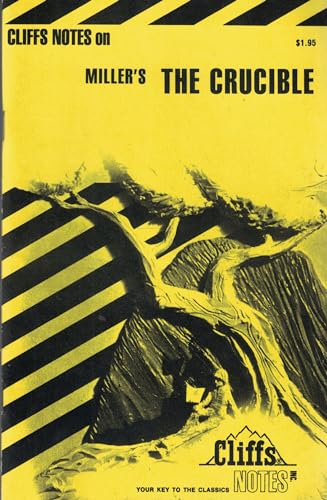 Stock image for Miller's The Crucible (Cliffs Notes) for sale by SecondSale