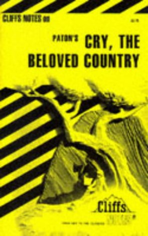 Imagen de archivo de Cry, the Beloved Country (Cliffs Notes) a la venta por SecondSale