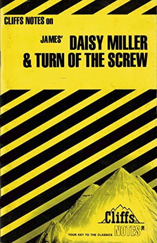 Imagen de archivo de James' Daisy Miller Turn of the Screw (Cliffs Notes) a la venta por Front Cover Books