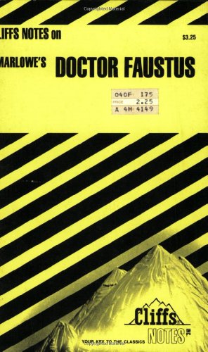 Stock image for Doctor Faustus (Cliffs Notes) for sale by Front Cover Books