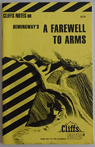 Beispielbild fr Cliffs Notes on A Farewell To Arms zum Verkauf von Library House Internet Sales