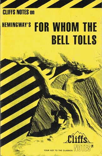 Stock image for CliffsNotes on Hemingway's for Whom the Bell Tolls for sale by Better World Books