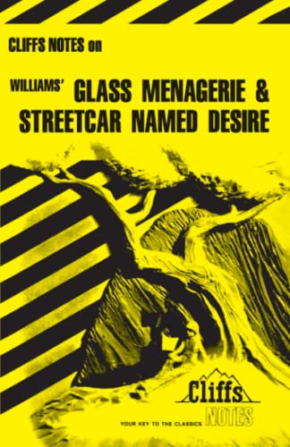 9780822005339: Cliffs Notes on Williams' Glass Menagerie & Streetcar Named Desire