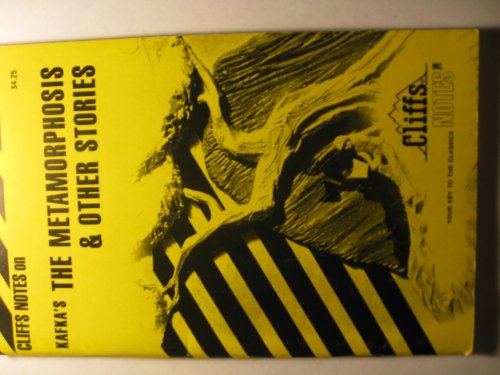 Imagen de archivo de Cliffs Notes on Kafka's The Metamorphosis Other Stories a la venta por Front Cover Books