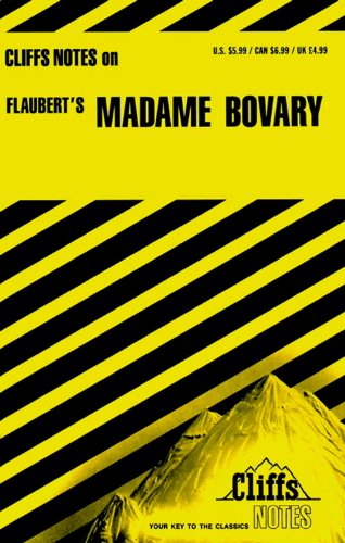 Imagen de archivo de Madame Bovary (Cliffs Notes) a la venta por SecondSale