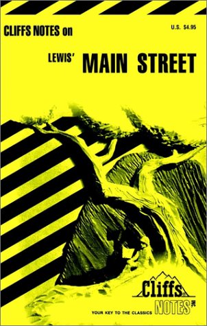 9780822007982: Notes on Lewis' "Main Street" (Cliffs notes)