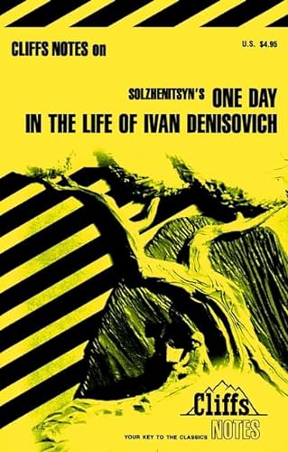 Beispielbild fr One Day in the Life of Ivan Denisovitch (Cliffs Notes) zum Verkauf von BooksRun