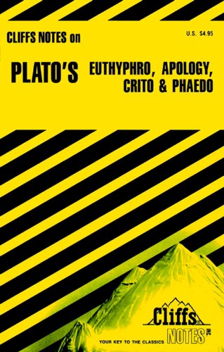 Plato's Euthyphro, Apology, Crito and Phaedo (Cliffs Notes) (9780822010449) by Patterson, Charles H