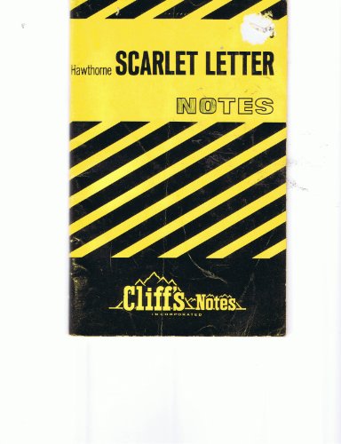 9780822011651: Hawthorne's The Scarlet Letter (Cliffs Notes)