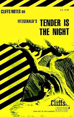 Stock image for Cliffsnotes Tender Is the Night for sale by SecondSale