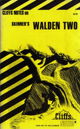 Stock image for Cliffs Notes on Skinner's Walden Two for sale by gearbooks