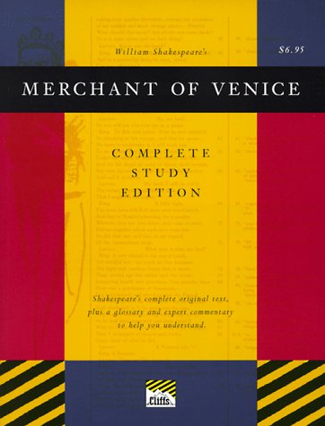 Beispielbild fr Merchant of Venice: Complete Study Edition (Cliffs Complete Study Editions) zum Verkauf von Jenson Books Inc