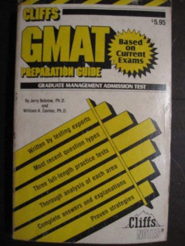 9780822020066: Cliffs GMAT Preparation Guide