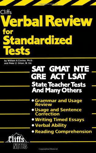 9780822020349: Verbal Review for Standardized Tests (CliffsTestPrep S.)