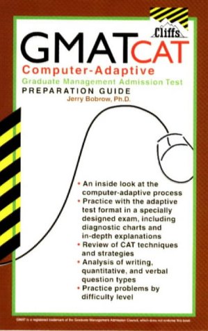 Beispielbild fr Cliffs Computer-Adaptive Graduate Management Admission Test: Preparation Guide zum Verkauf von MusicMagpie