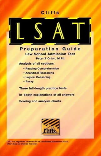 9780822020660: Cliffs LSAT Preparation Guide