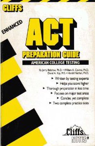Imagen de archivo de Cliffs Enhanced American College Testing Preparation Guide (Test Preparation Guides) a la venta por Wonder Book