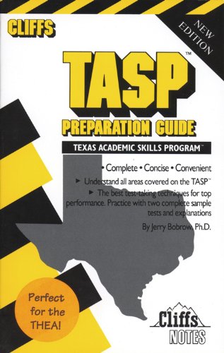 Stock image for Texas Academic Skills Program: Preparation Guide (Cliffs Test Prep) for sale by Wonder Book