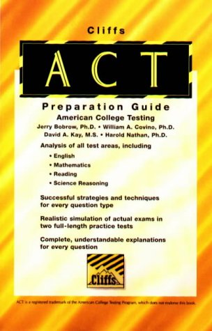 9780822020783: Cliffs American College Testing Preparation Guide