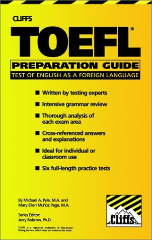 Stock image for CliffsTestPrep English as a Foreign Language (TOEFL) Preparation Guide for sale by Good Buy 2 You LLC