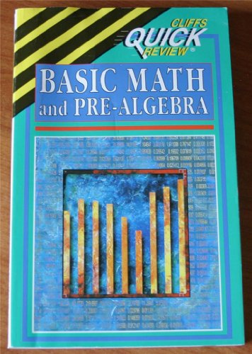 Imagen de archivo de CliffsQuickReview Basic Math and Pre-Algebra a la venta por SecondSale