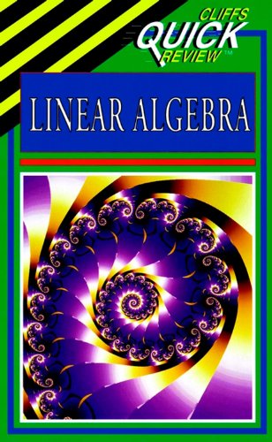 Imagen de archivo de Linear Algebra (Cliffs Quick Review) a la venta por Wonder Book