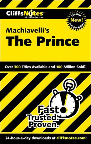 9780822071730: Cliffsnotes the Prince