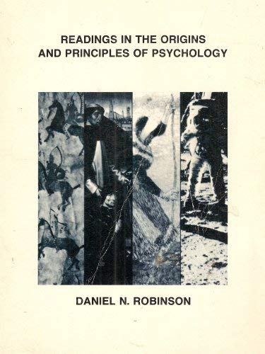 Beispielbild fr Readings in the Origins and Principles of Psychology zum Verkauf von Anybook.com