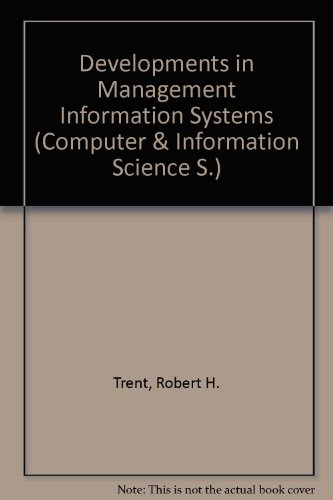 Beispielbild fr Developments in Management Information Systems zum Verkauf von Better World Books