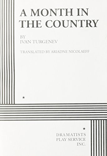 Imagen de archivo de A Month in the Country : After Turgenev a la venta por Better World Books