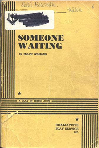 Someone Waiting. (9780822210542) by Emlyn Williams; Williams, Emlyn