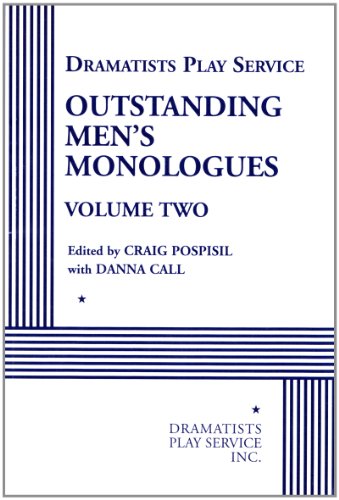 Stock image for Outstanding Men's Monologues Volume Two - Acting Edition (Dramatists Play Service) for sale by Open Books