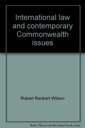 9780822302469: International law and contemporary Commonwealth issues