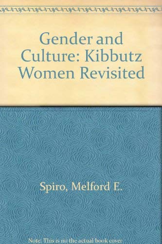 Stock image for Gender and Culture: kibbutz women revisited. for sale by Henry Hollander, Bookseller