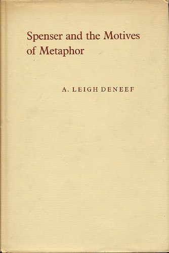 Beispielbild fr Spenser and the Motives of Metaphor zum Verkauf von Books From California