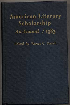 Stock image for 1983 (American Literary Scholarship) for sale by Booksavers of Virginia