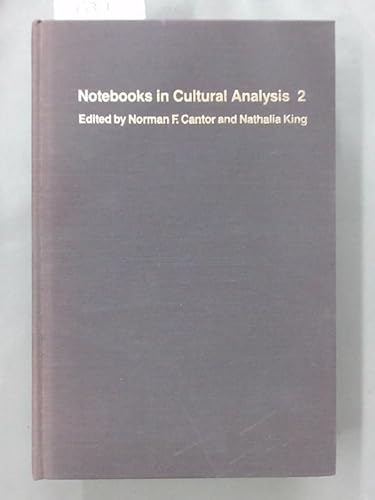 Stock image for Notebooks in Cultural Analysis: An Annual Review for sale by Midtown Scholar Bookstore