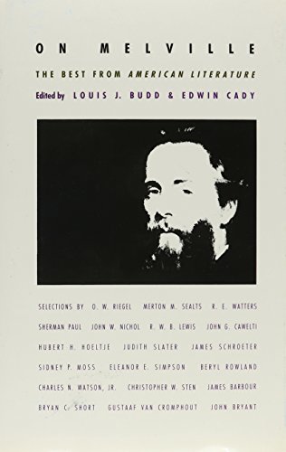 Beispielbild fr On Melville: The Best from "American Literature" zum Verkauf von Theologia Books