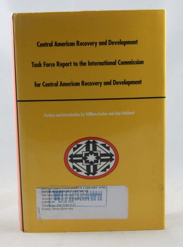 Imagen de archivo de Central American Recovery and Development a la venta por Better World Books