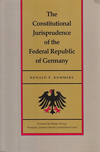 9780822309710: Constitutional Jurisprudence of the Federal Republic of Germany