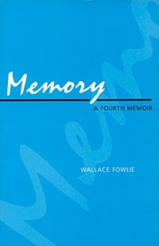 9780822310037: Memory: A Fourth Memoir