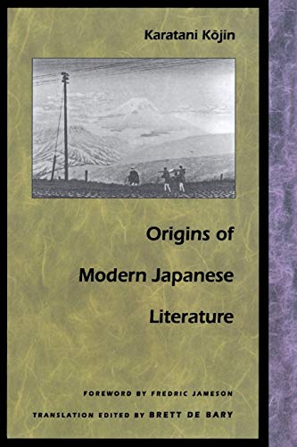 Imagen de archivo de Origins of Modern Japanese Literature a la venta por ThriftBooks-Dallas