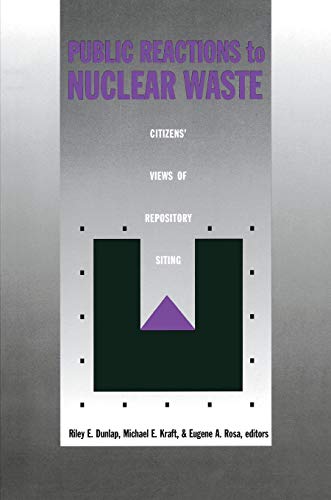 Imagen de archivo de Public Reactions to Nuclear Waste: Citizens' Views of Repository Siting a la venta por ThriftBooks-Atlanta