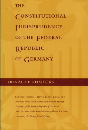 9780822318385: The Constitutional Jurisprudence of the Federal Republic of Germany