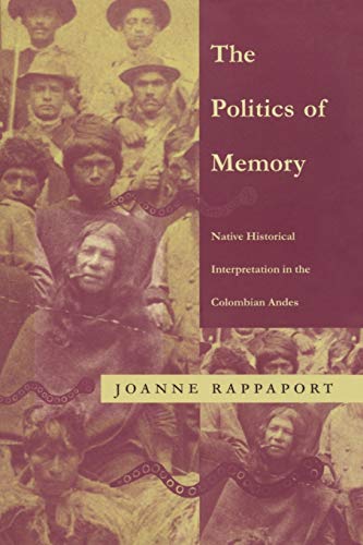 Imagen de archivo de The Politics of Memory : Native Historical Interpretation in the Colombian Andes a la venta por Better World Books